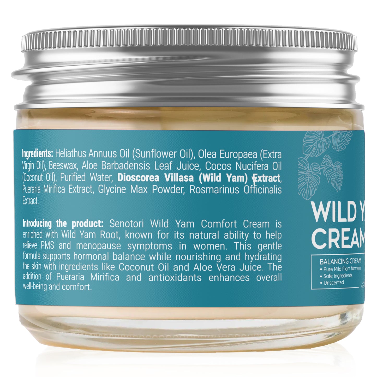 Senotori Unscent Wild Yam Cream – Menopause & PMS Relief