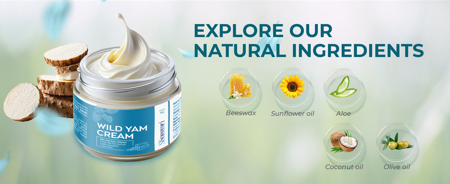 Senotori Unscent Wild Yam Cream – Menopause & PMS Relief