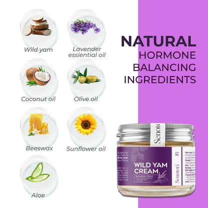 Senotori Lavender Wild Yam Cream – Menopause & PMS Relief