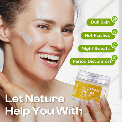 Natural Vanilla Wild Yam Cream – Menopause & PMS Relief