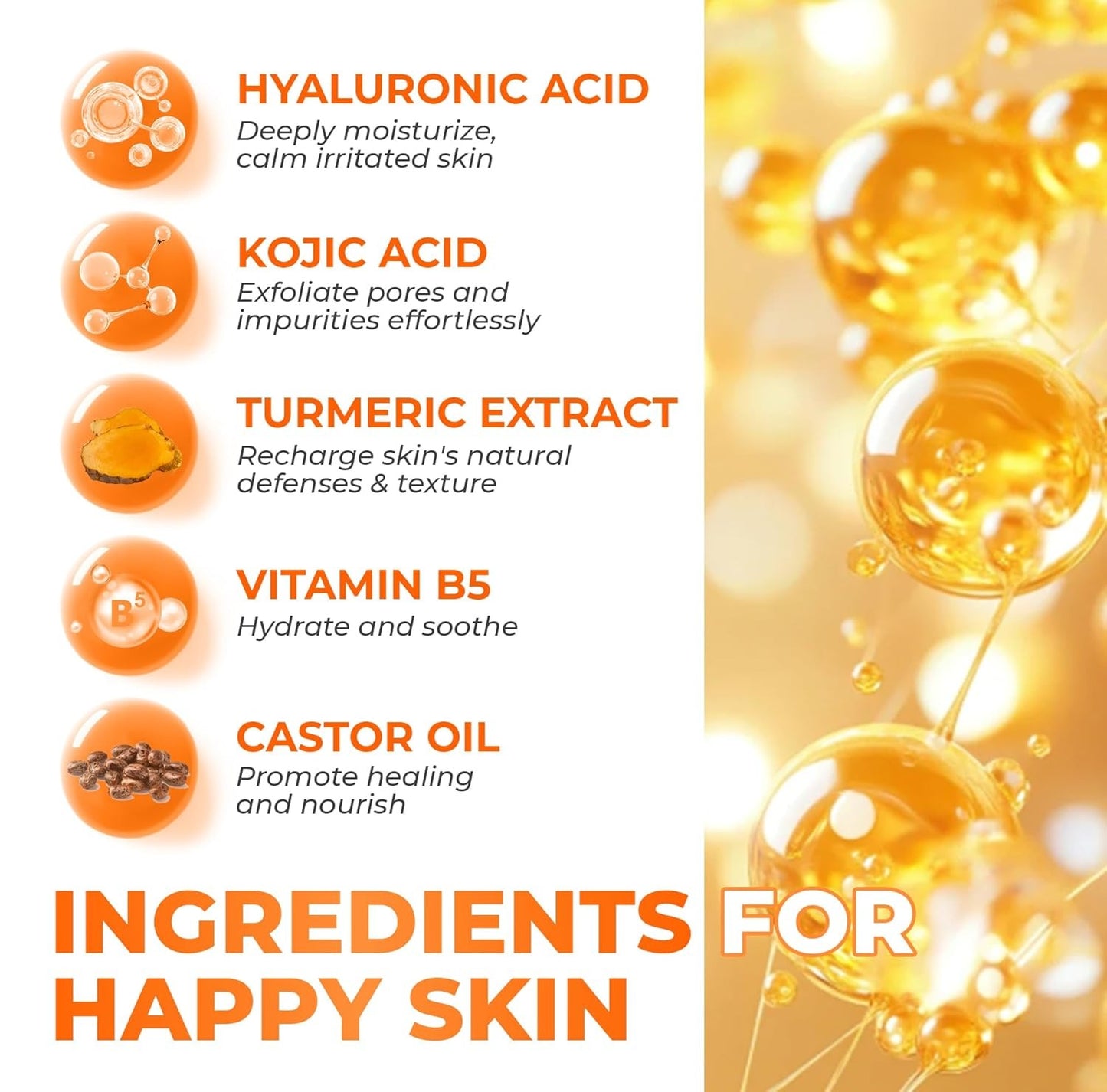 Turmeric Kojic Acid Cleansing Pads for Dull Skin & Dark Spot Correction